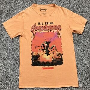 Goosebumps‎ Shirt Mens Small R L Stine Scholastic Praying Mantis Horror Tee Book